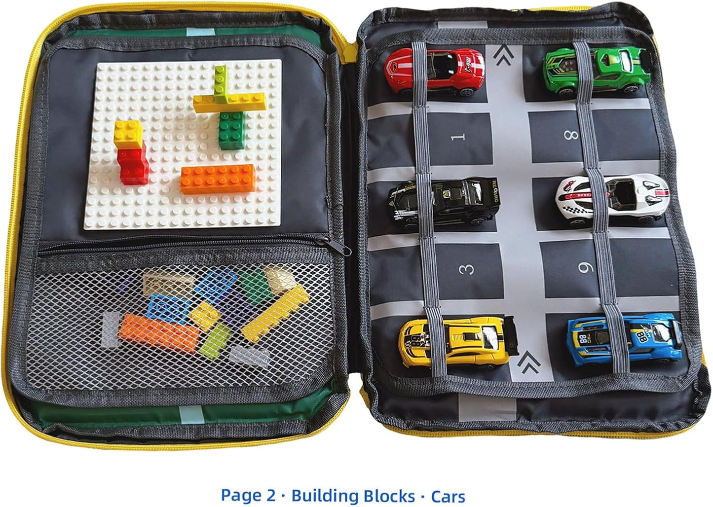 Portable Busy Travel Toys for boys, Quiet Car Airplane Trip Toddler Toy | On-the-Go Play Set,Toy Storage Bag , Essentials & Activities for Long Travel Camping, Gift for Kids Ages 3-5 & 4-8 Years Old