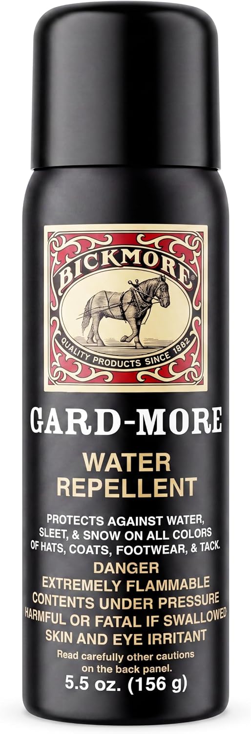 Gard-More Water & Stain Repellent | Leather & Suede Protector Spray | Shoe Waterproof Spray | Heavy Duty Fabric Protector for Leather Boots, Hats, Jackets & UGGs | Won't Darken or Yellow | Made in USA