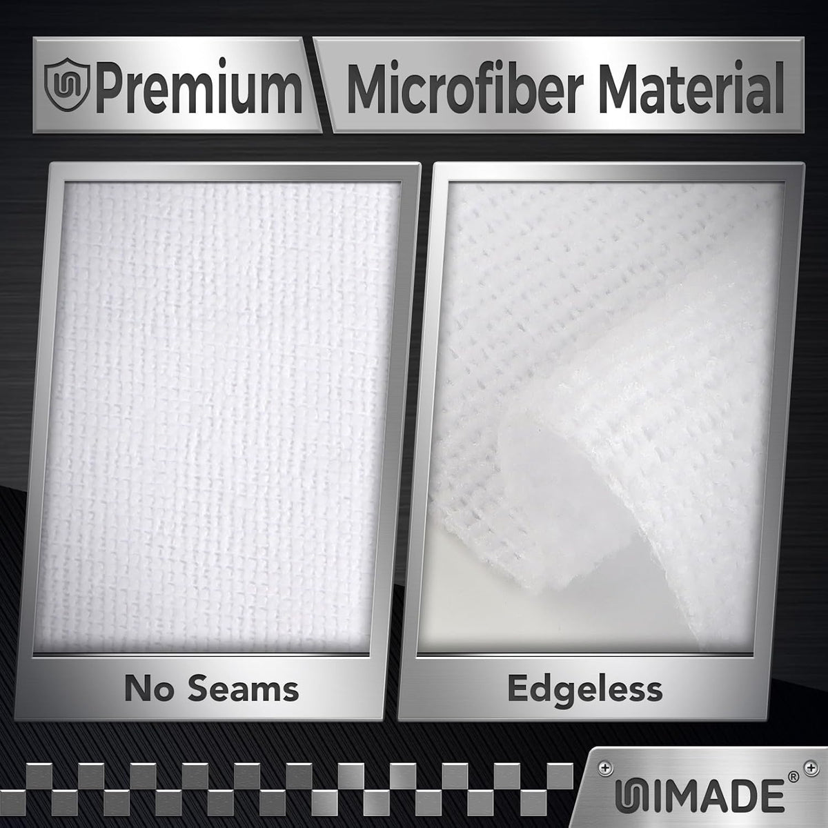 UNIMADE Shop Towels, 100 Pack Commercial Grade Work Rags Microfiber Towels