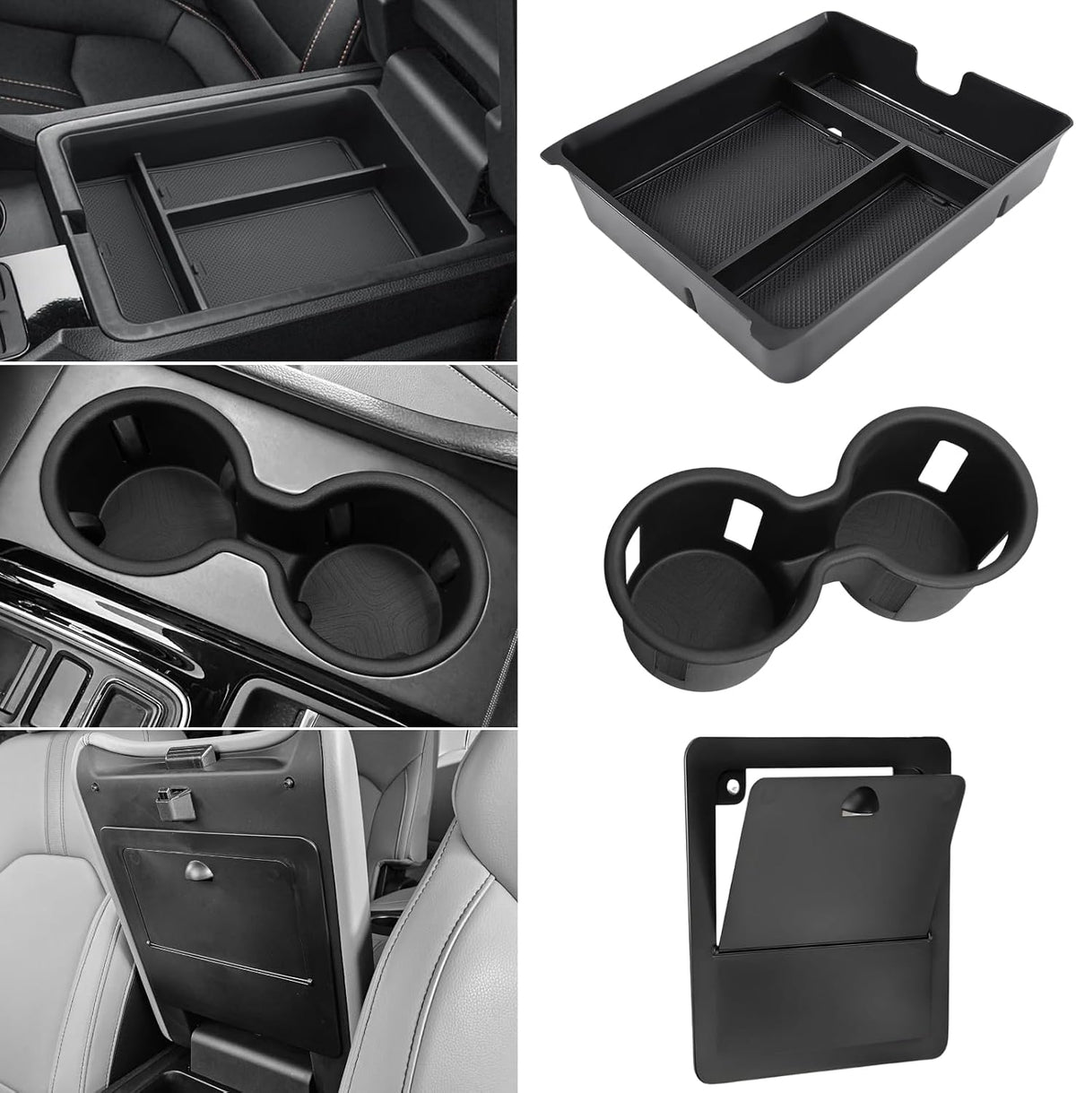 3Pcs Center Console Organizer for 2023-2026 Honda Pilot/Passport/Ridgeline