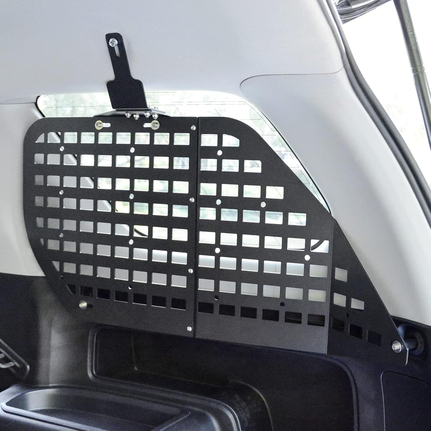 Modular Storage Panel System Rear Window Molle Panel with 10 Fastening Tape for Toyota 4Runner 2010-2023