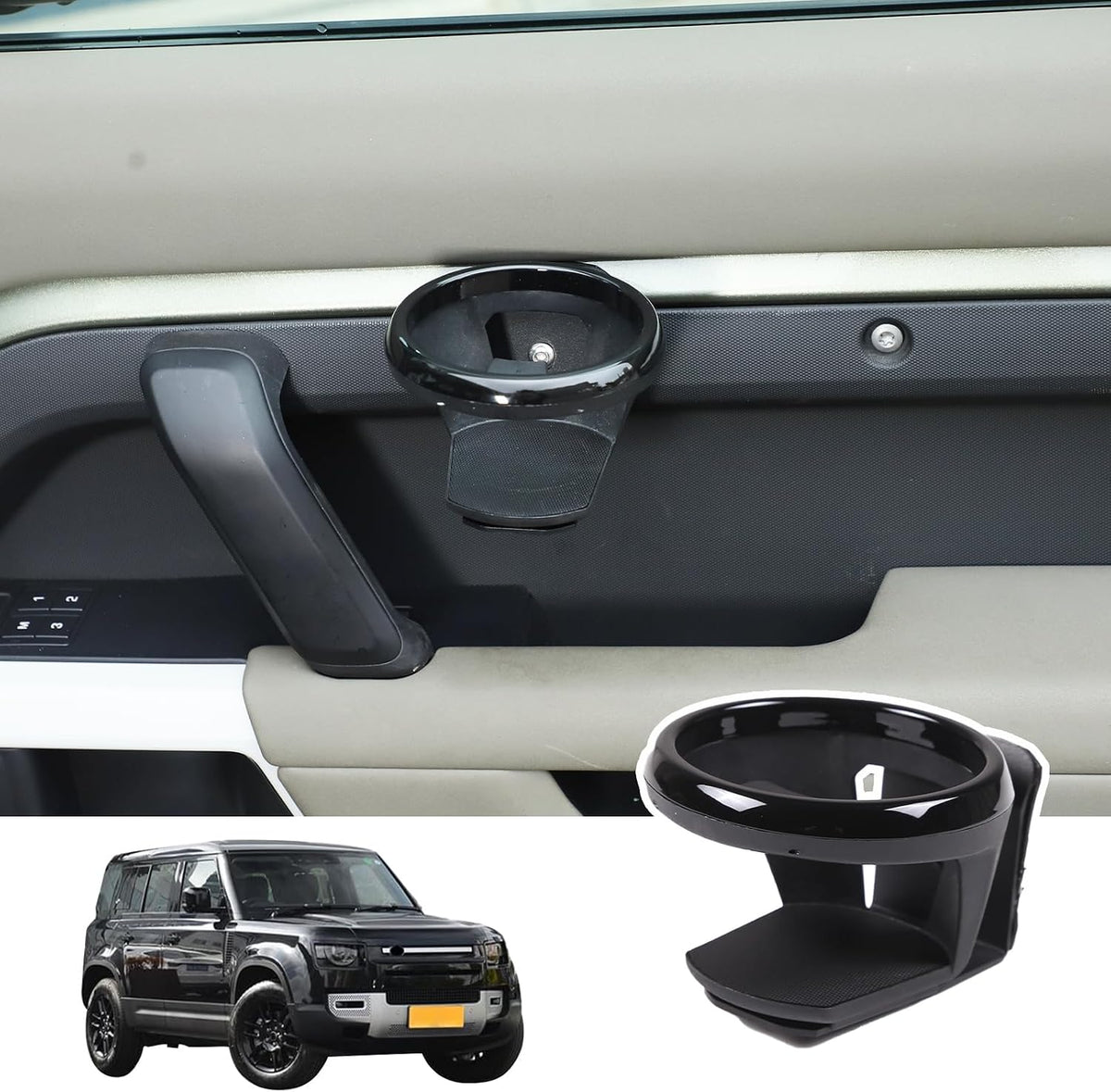 Cup Holder Compatible with Land Rover Defender 90 110 130 2020-2026