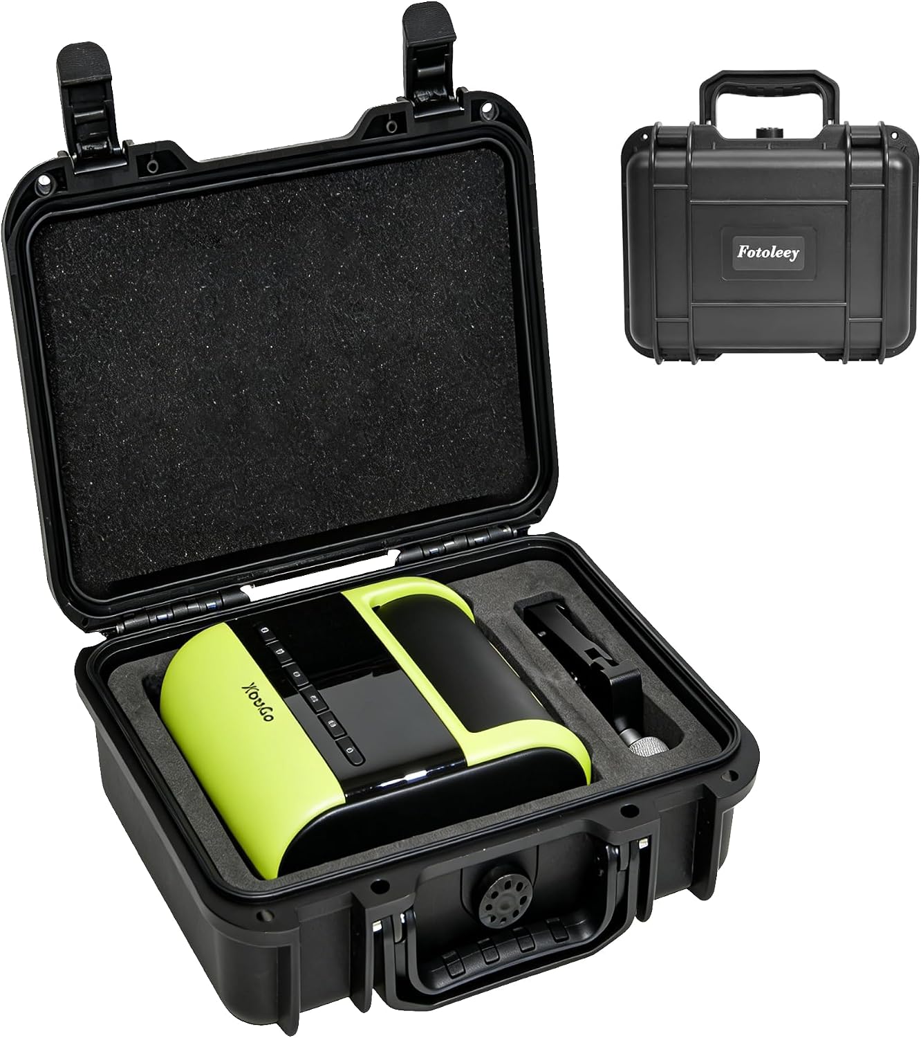 Carrying Case for XbotGo Falcon | Waterproof, Shockproof & Dustproof, Secure Lock & Ventilation System, Durable PP Plastic with EVA, Storage & Travel