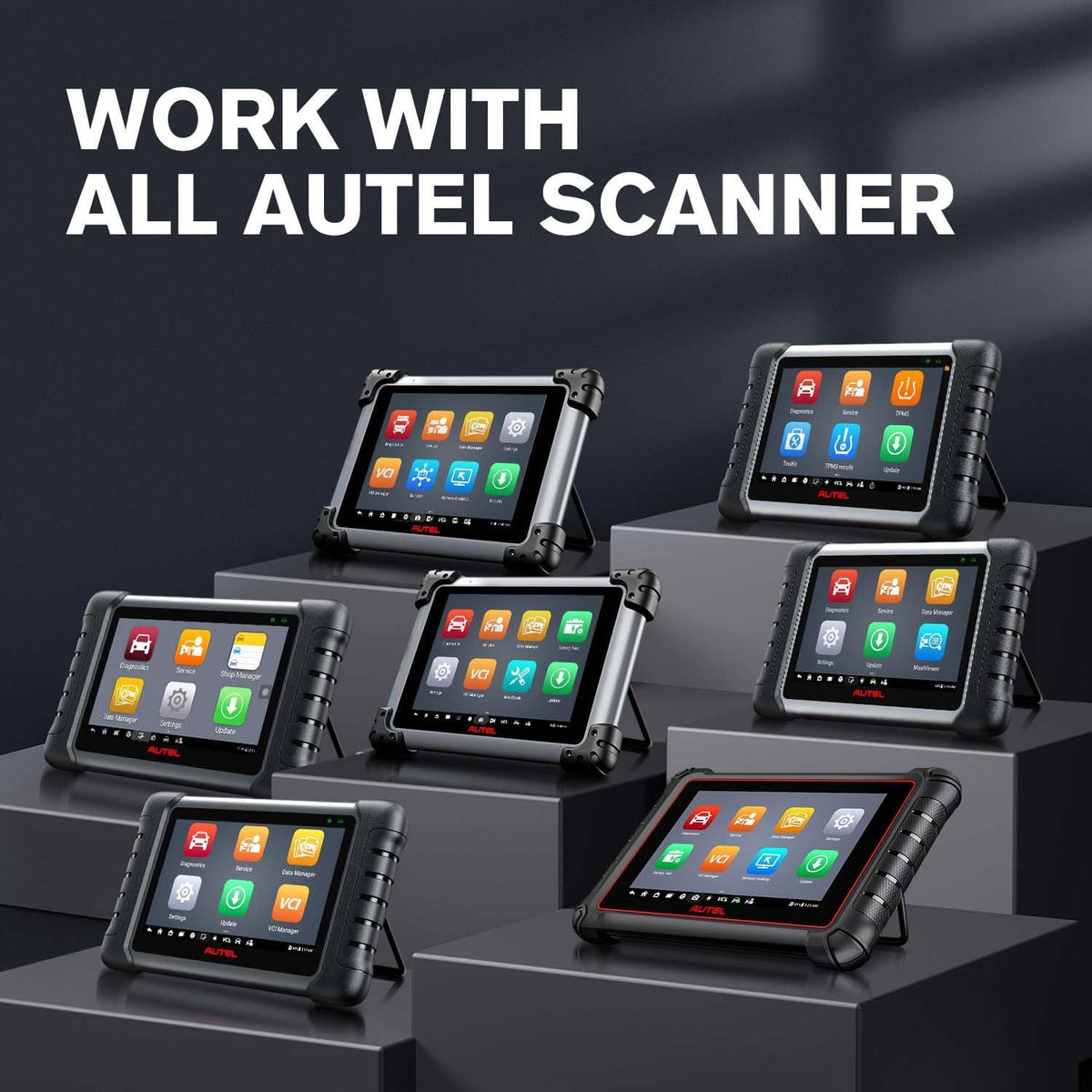 Autel MaxiSys MSOBD2KIT Non-OBDII Adapter, 9PCS Connector for OBD1 Vehicle
