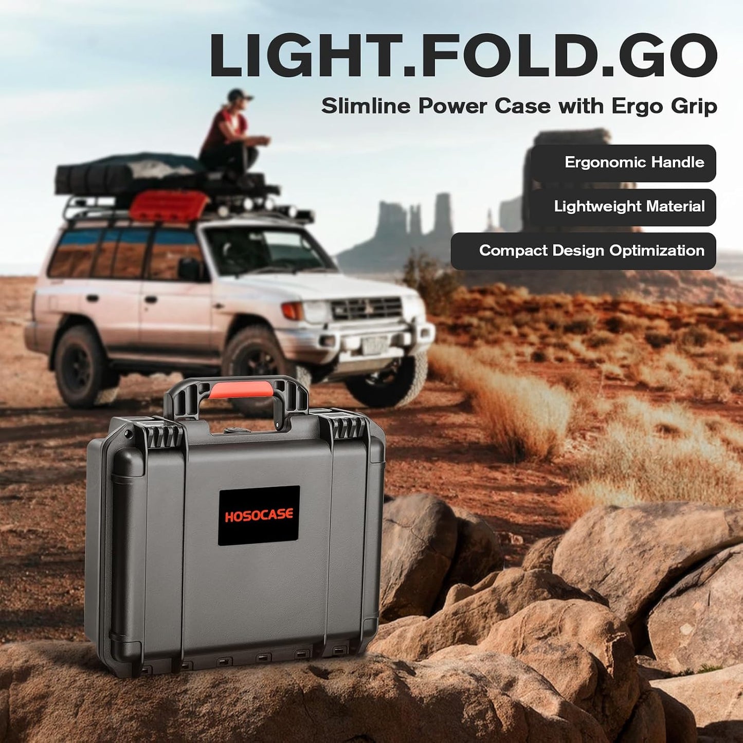 Case for NOCO Boost GB40 GB20 – Waterproof Hard Storage Box for 1000A UltraSafe Jump Starter | Battery Pack Fast Car Charger Accessories | Portable Protective Storage for Drivers Road Trips Emergency