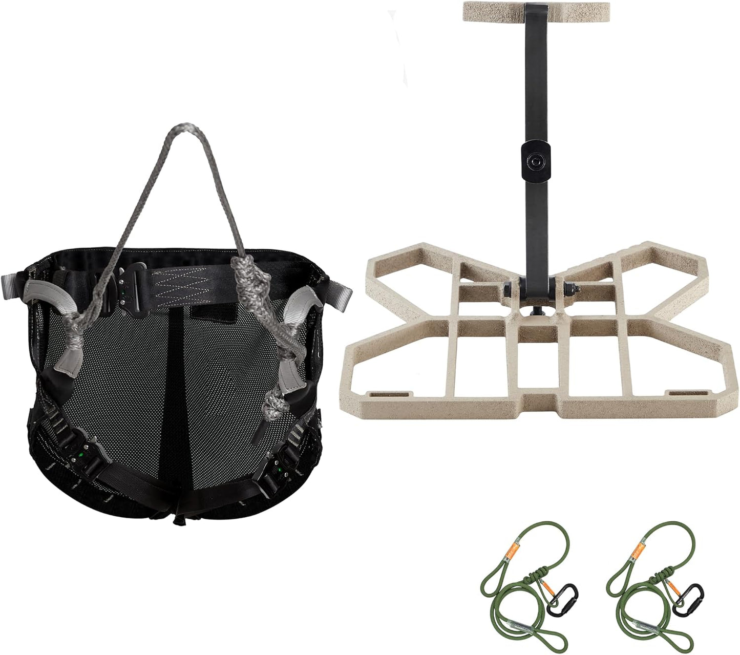 XOP Full RUT - Full Mobile Saddle Hunting System - Invader Saddle Platform, Mutant Saddle Harness, 4 Pack of X2 Sticks, J Hook Stick Carrying System, Striker Pack (2025)