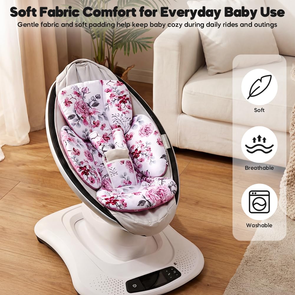 Infant Car Seat Insert for Newborn，Preemie Newborn Infant Insert, Newborn Car Seat Insert Head Body Support for Stroller, Baby Swing, Rocker, Bouncer, Bassinet, 2-in-1 Reversible