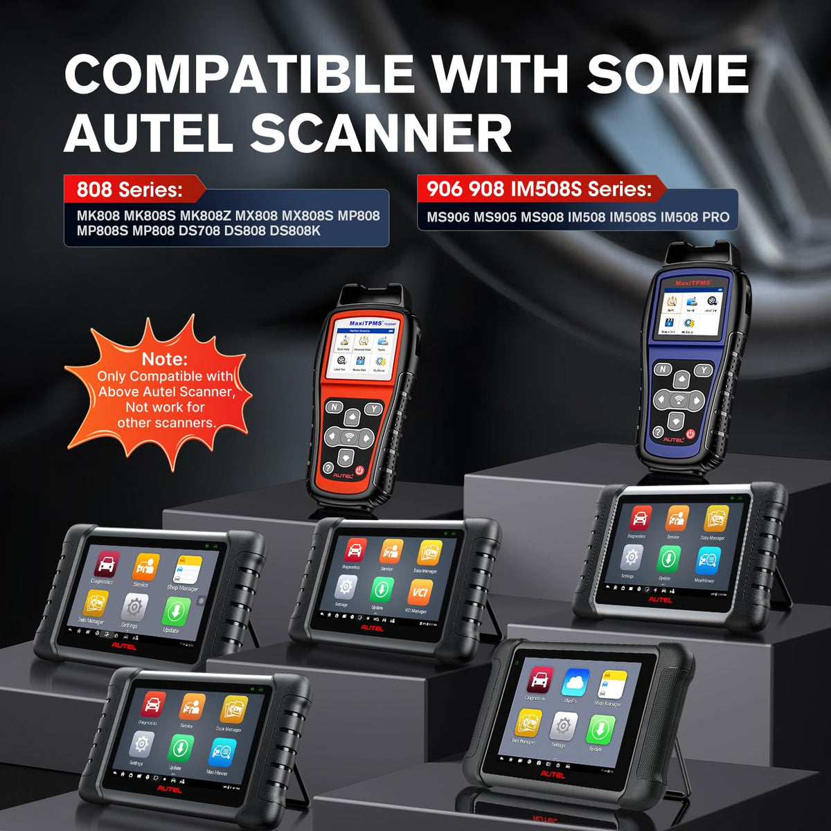 Autel Original OBD2 Main Test Cable, 16 Pin OBDII Diagnostic Test Cable