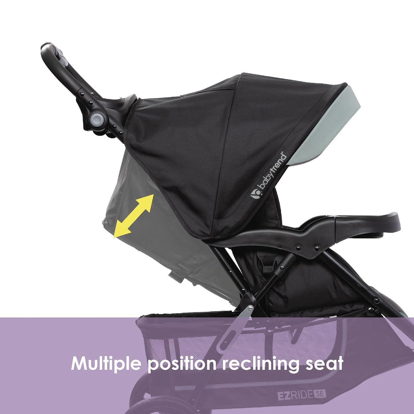Baby Trend EZ Ride SE Travel System with Secure-Lift Infant Car Seat, Dash Sage