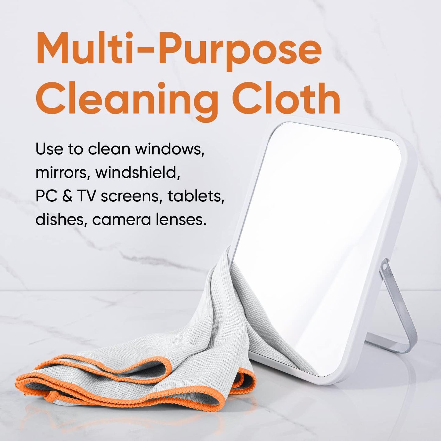 Superio Microfiber Glass, Mirror, Window Cleaning Cloth for Car Windshield, Lenses Tv Screen, Electronics, 14x16 Large Micro Fiber Lint & Streak Free Blue/Green 2 Pack, Just Water (12 Pack)