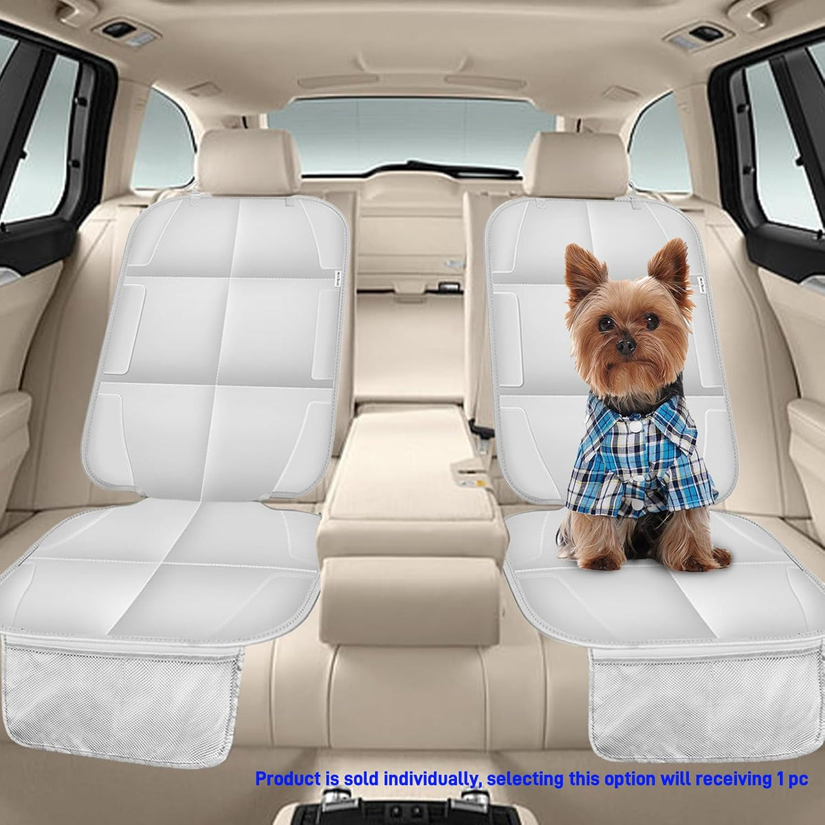 Meolsaek Car Seat Protector for Child Car Seat，Non-Slip Backing No Imprints