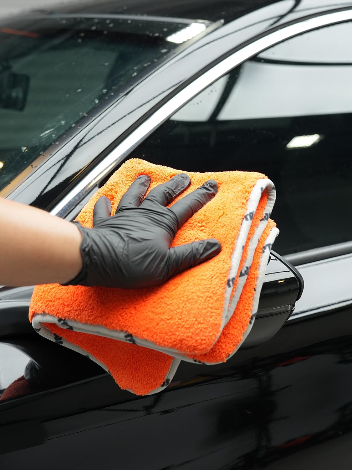 SPTA Car Microfiber Towels, 3Pcs Microfiber Car Cleaning Cloths, Upgraded 1200gsm Ultra-Thick Cars Drying Towel Microfiber for Car and Home Polishing Washing and Detailing 16'' x 16'' (3 Pack)