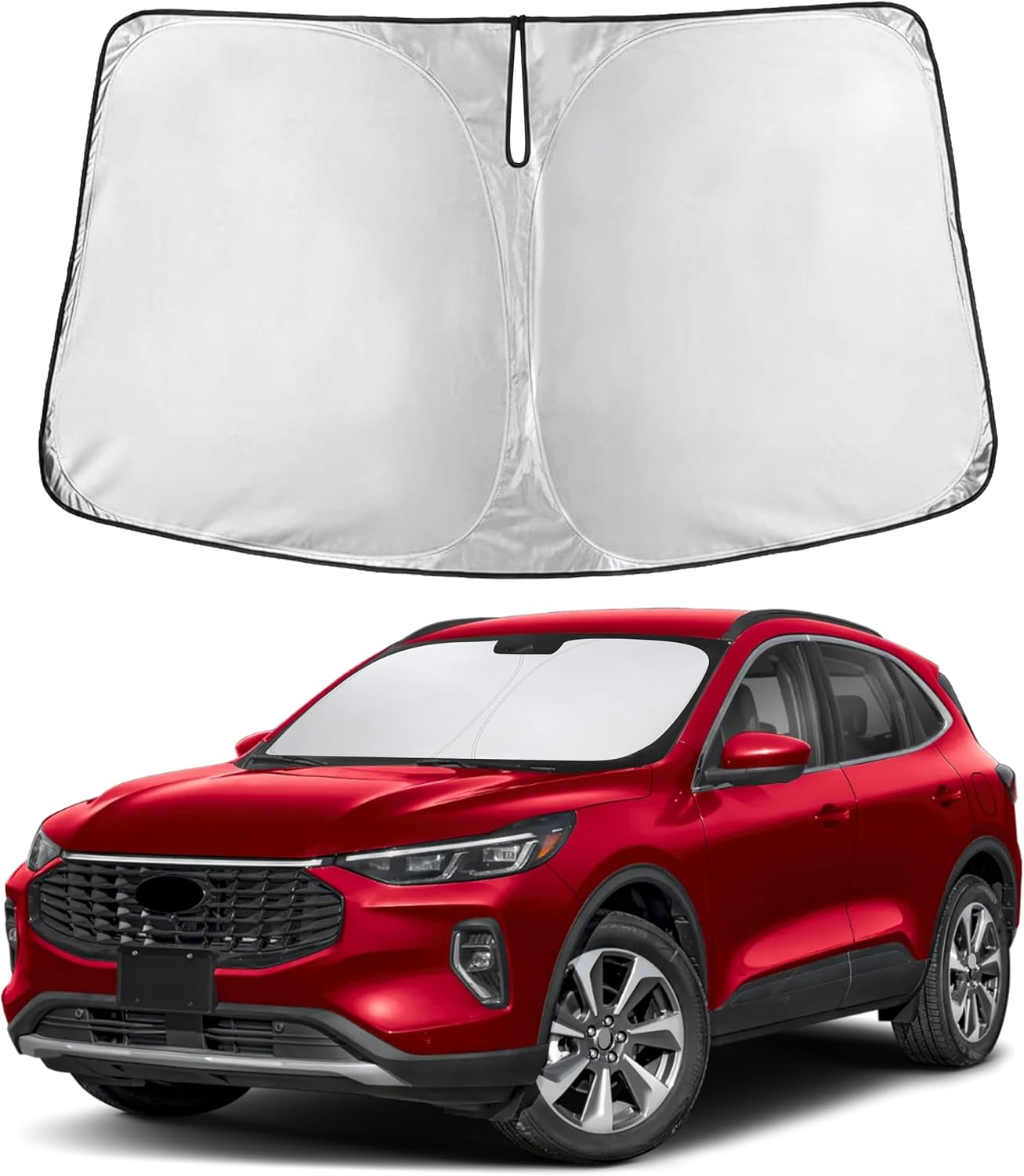 Autovir Windshield Sun Shade Fit for 2019-2024 2025 2026 Toyota RAV4 Sunshade, Front Car Window Shades Sun Visor, Blocks UV Rays & Heat, Car Accessories
