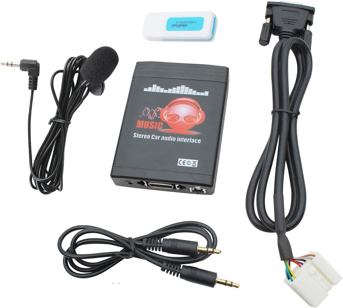 Bluetooth Car Kit with Handsfree USB AUX Input for Honda OEM Radio