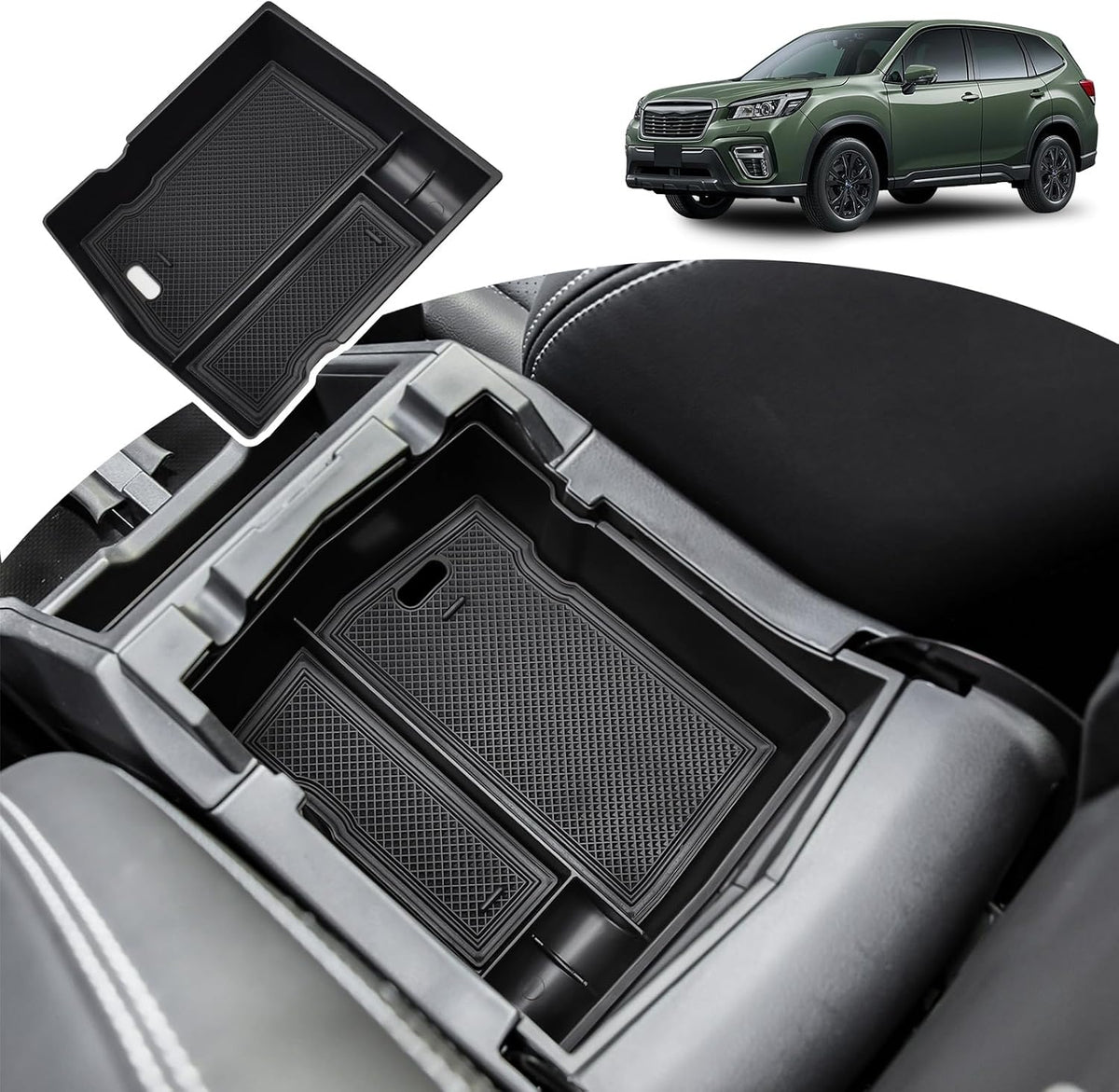 Center Console Organizer Tray for 2019-2024 Subaru Forester