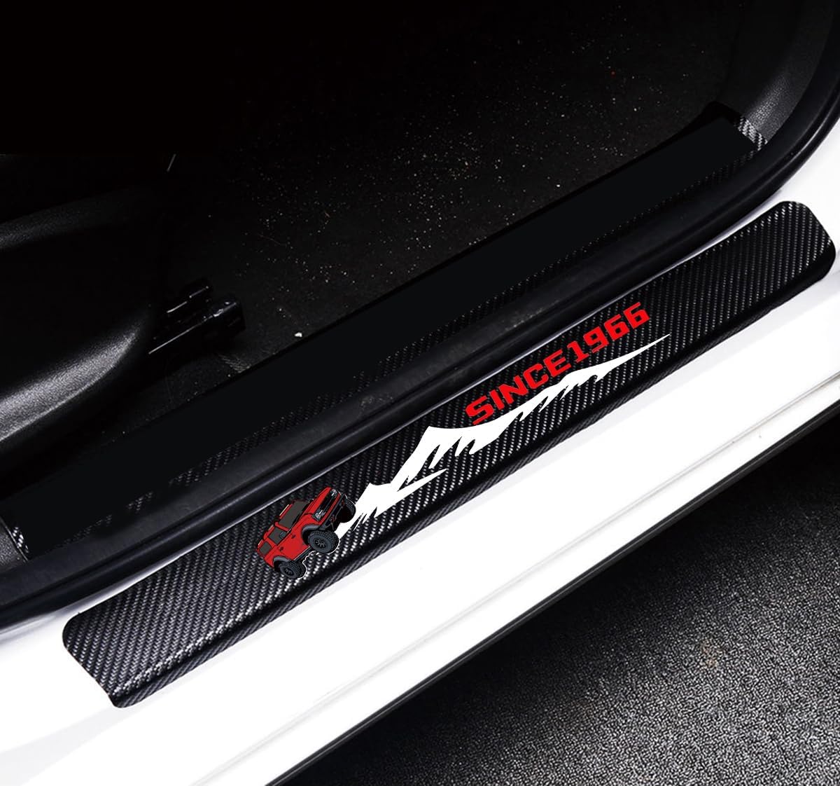 4Pcs Door Sill Protector Reflective for Bronco