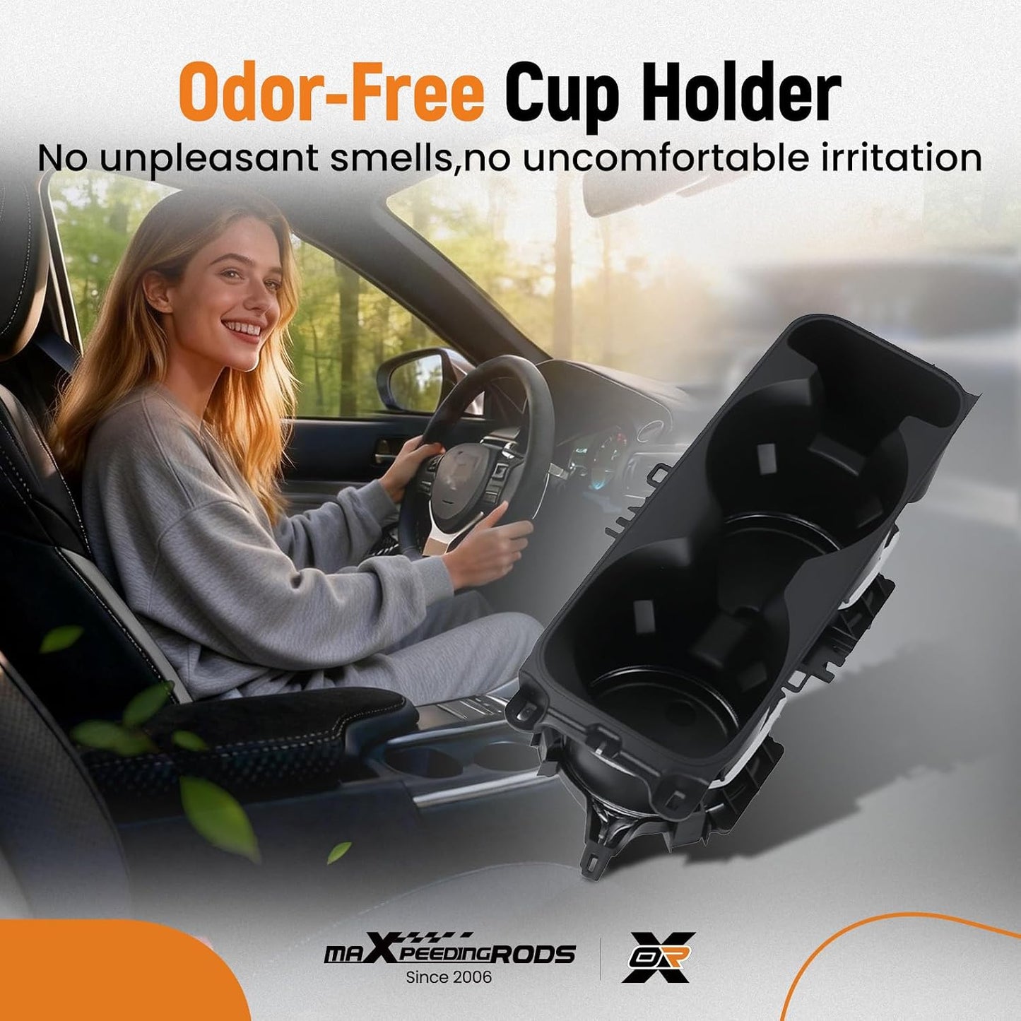 maXpeedingrods Console Cup Holder LB5Z7813562AB Fits for Ford Explorer 2020-2025 (with Wireless Charging) # LB5Z-7813562-AB Beverage Holder Insert