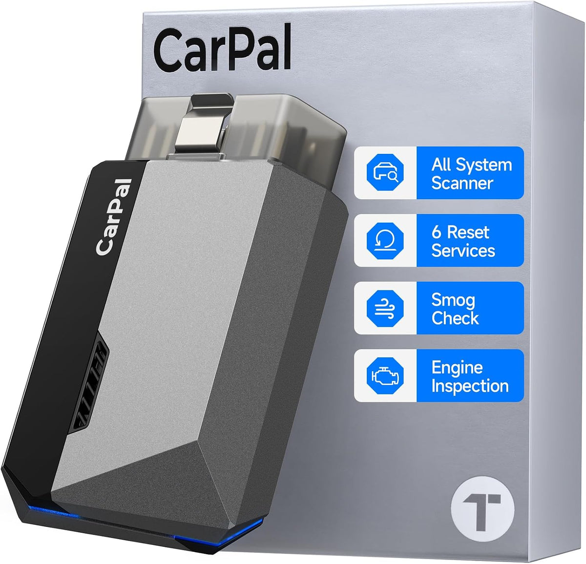 TOPDON Carpal Bluetooth Car Code Reader, All System Scanner, iOS & Android