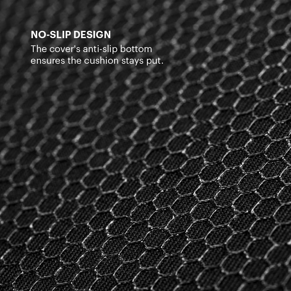 Purple Royal Seat Cushion, Portable 2 Inch Gel Seat Cushion, GelFlex Grid | Handles for Car, Office Chair, Stadium - Pressure-Reducing for Hard Seats, Temperature-Neutral, No-Slip - Made in USA