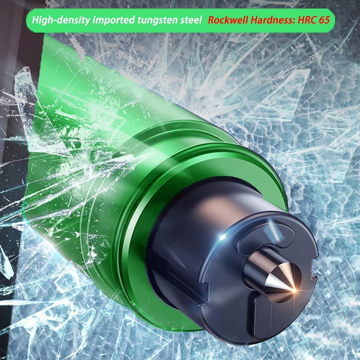 4Pcs Car Escape Tool and Seatbelt Cutter, Seat Belt Cutter and Glass Breaker, for Land and Underwater (4Pcs Mix)
