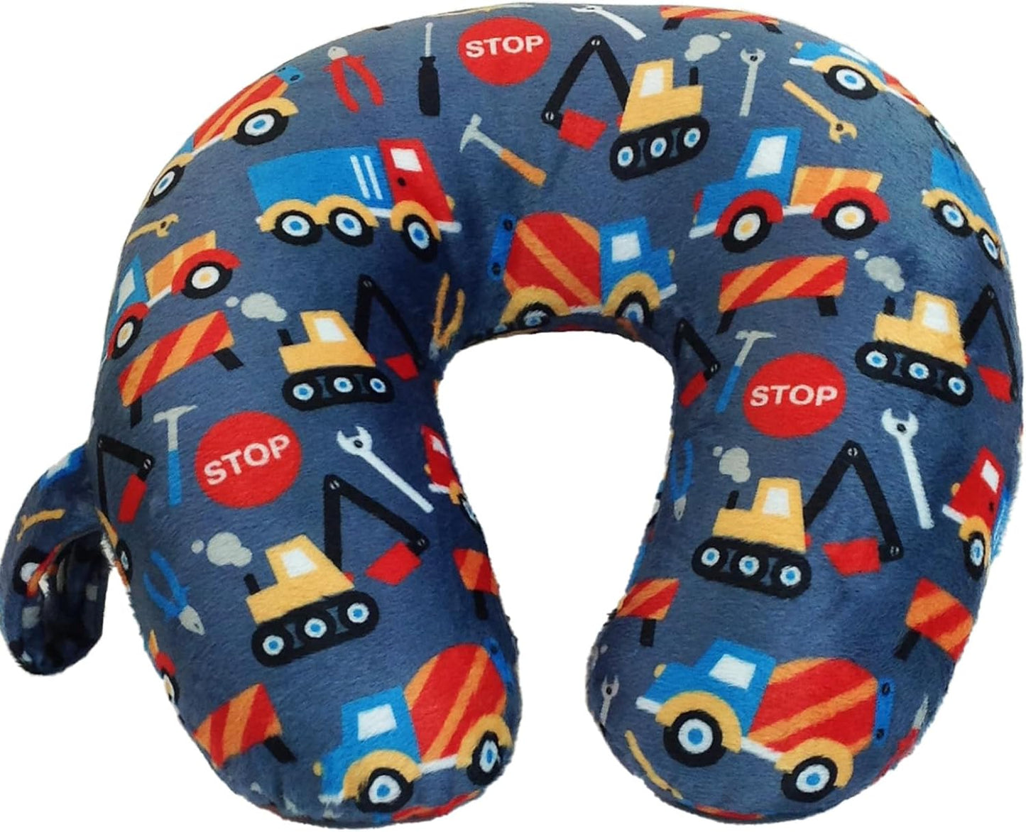 Wolf Essentials Kids Cozy Soft Microfiber Neck Pillow, Compact, Perfect for Plane or Car Travel, Shooting Star