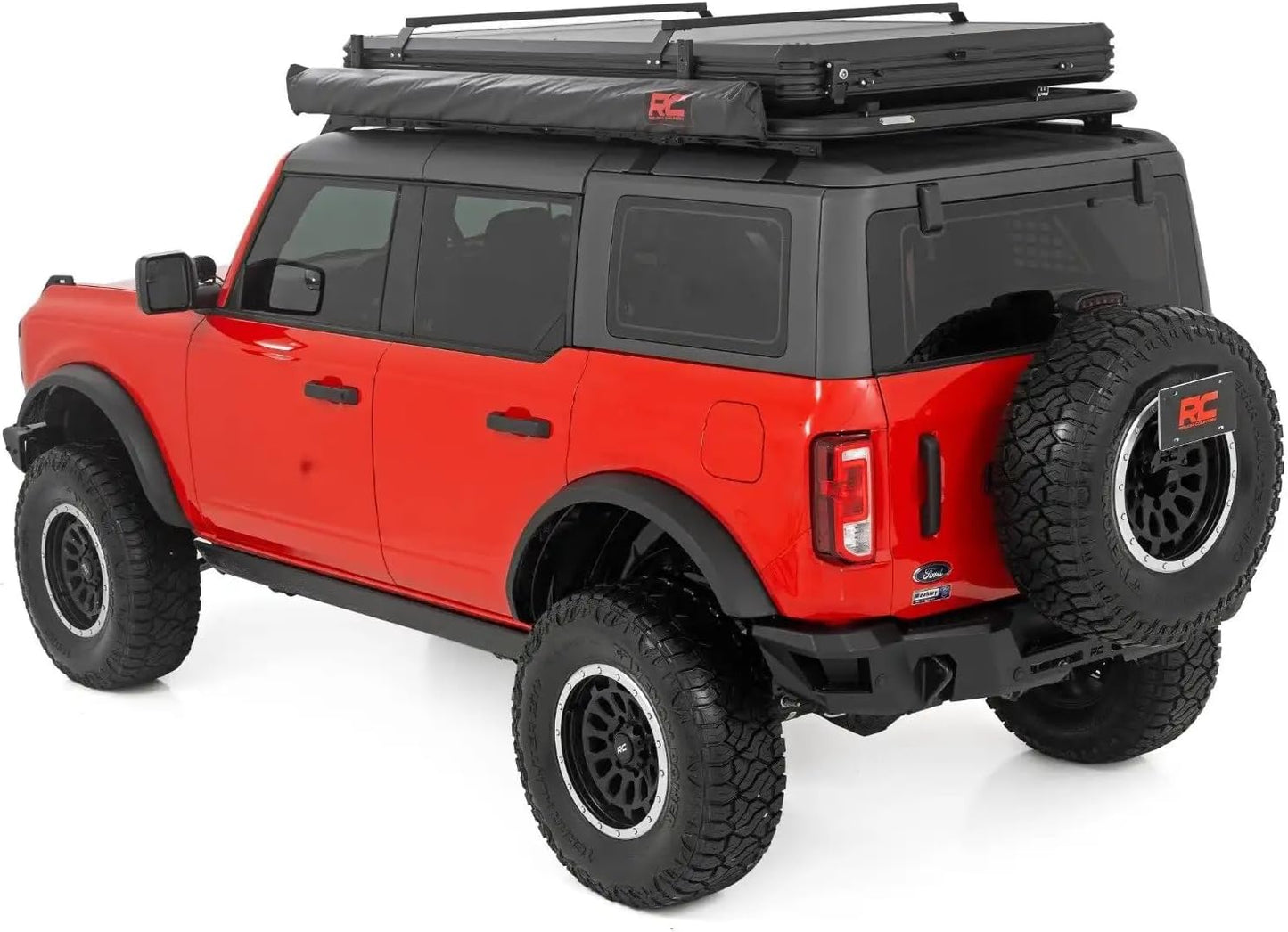 Rough Country Retractable Roof Rack Awning 6'6" x 9'8" Universal Fit - (Fits Trucks & SUVs)