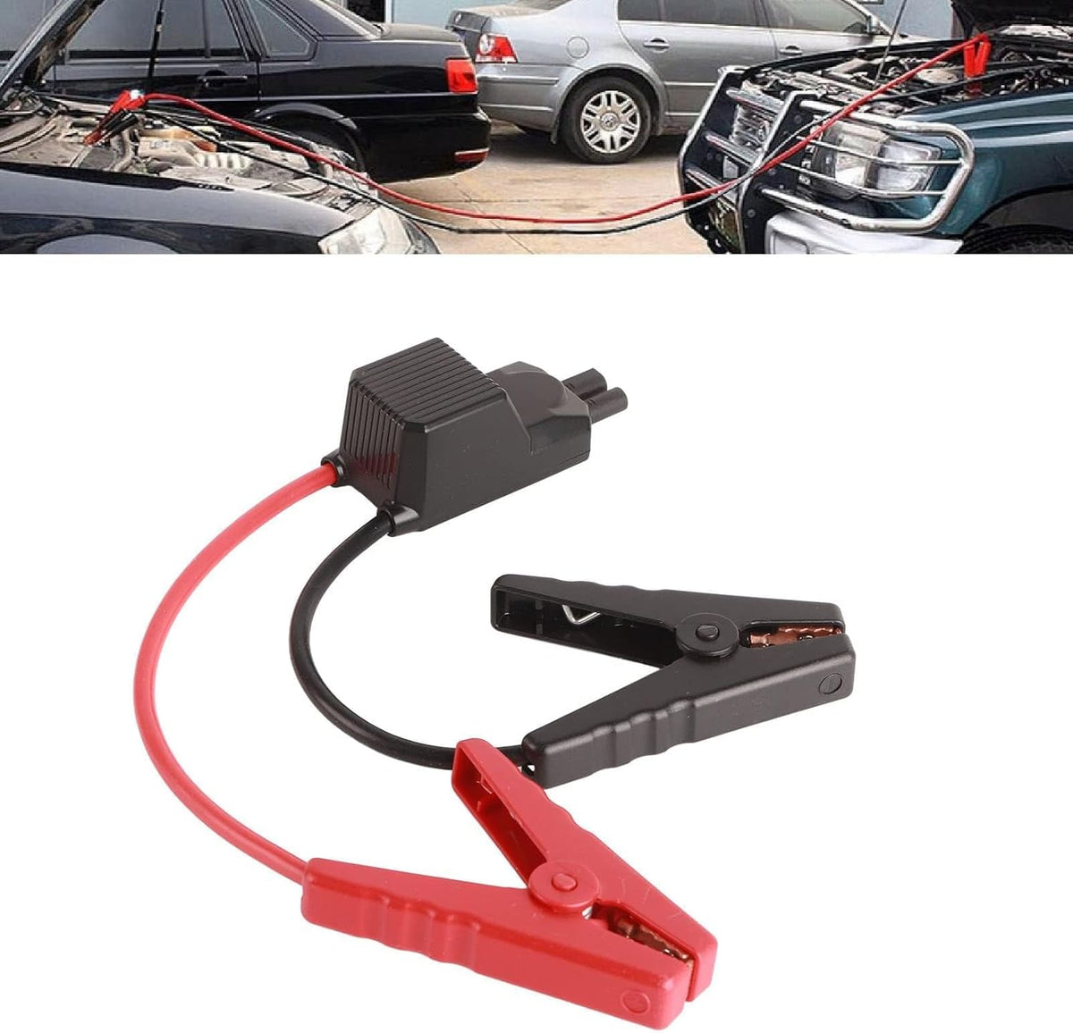 Jump Starter Clamps, Booster Clamp Cables Jumper Cables with Battery Clamps