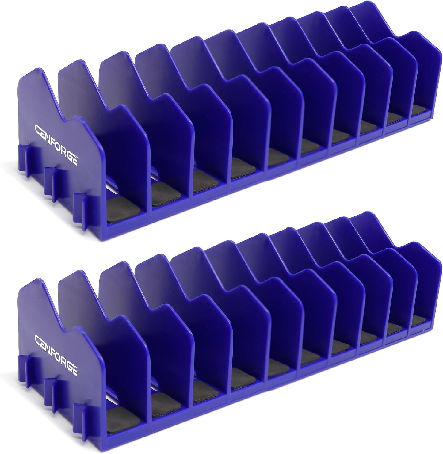 Cenfoge Plier Organizer, Plier Rack, Plier Holder and Cutter Organizer with Non-Slip Rubber Base, PlierOrganizer for Tool Box Drawer, 20 Slots, Tool Storage, Plier Rack (2 PC-Green)