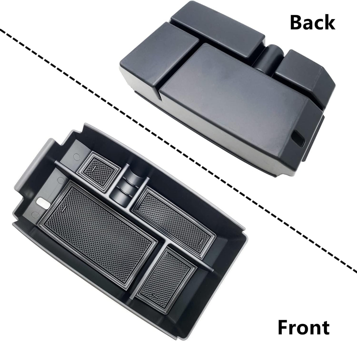 Compatible with Ford Escape 2020 2021 2022 2023 2024 2025 2026, Bronco Sport 2021-2023 2024 2025 2026 Accessories Center Console Tray Organizer, Armrest Secondary Storage Box