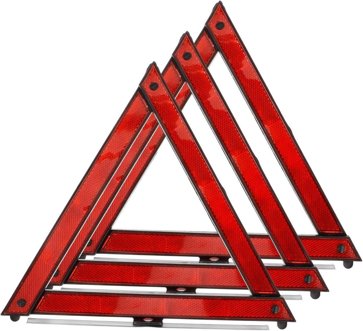 3pcs Triangular Safety Warning Signs for Roadside Emergency Parking