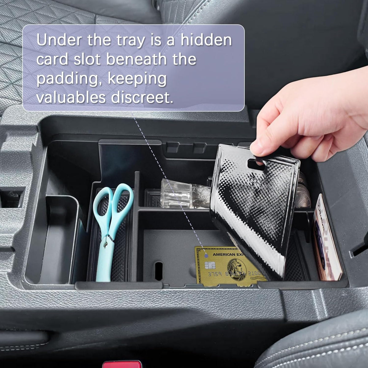 RUNROAD Center Console Organizer For Nissan 2017-2024 Murano Accessories