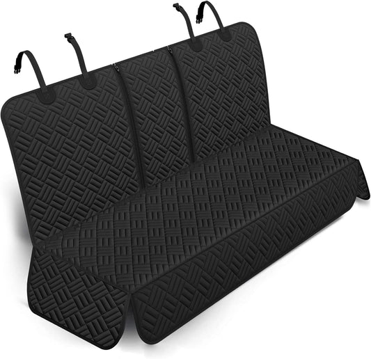 Dog Car Seat Cover for Back Seat, Waterproof 600D Oxford Protector for Travel and Daily Use, Non Slip Scratch Resistant Bench Cover, Easy to Clean, Fits Cars/SUVs/Trucks, 54 Inch