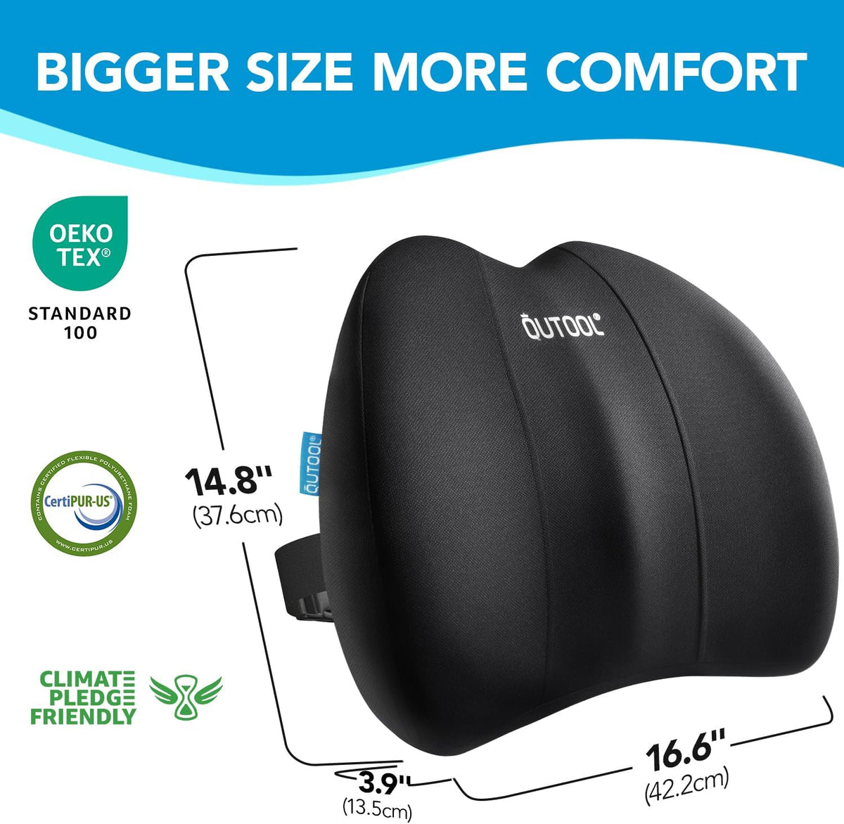 Lumbar Support Pillow for Office Chair, Office Home Essentials,Gifts for Mom,Dad, Back Support Pillow for Car, Chair Cushions,Back Pain Relief Improve Posture,Mesh Cover Double Adjustable Straps