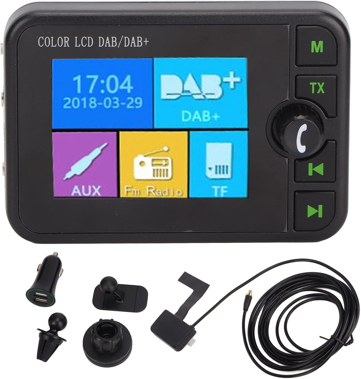 Car Digital Receiver Bluetooth Handsfree 2.4inch LCD Display