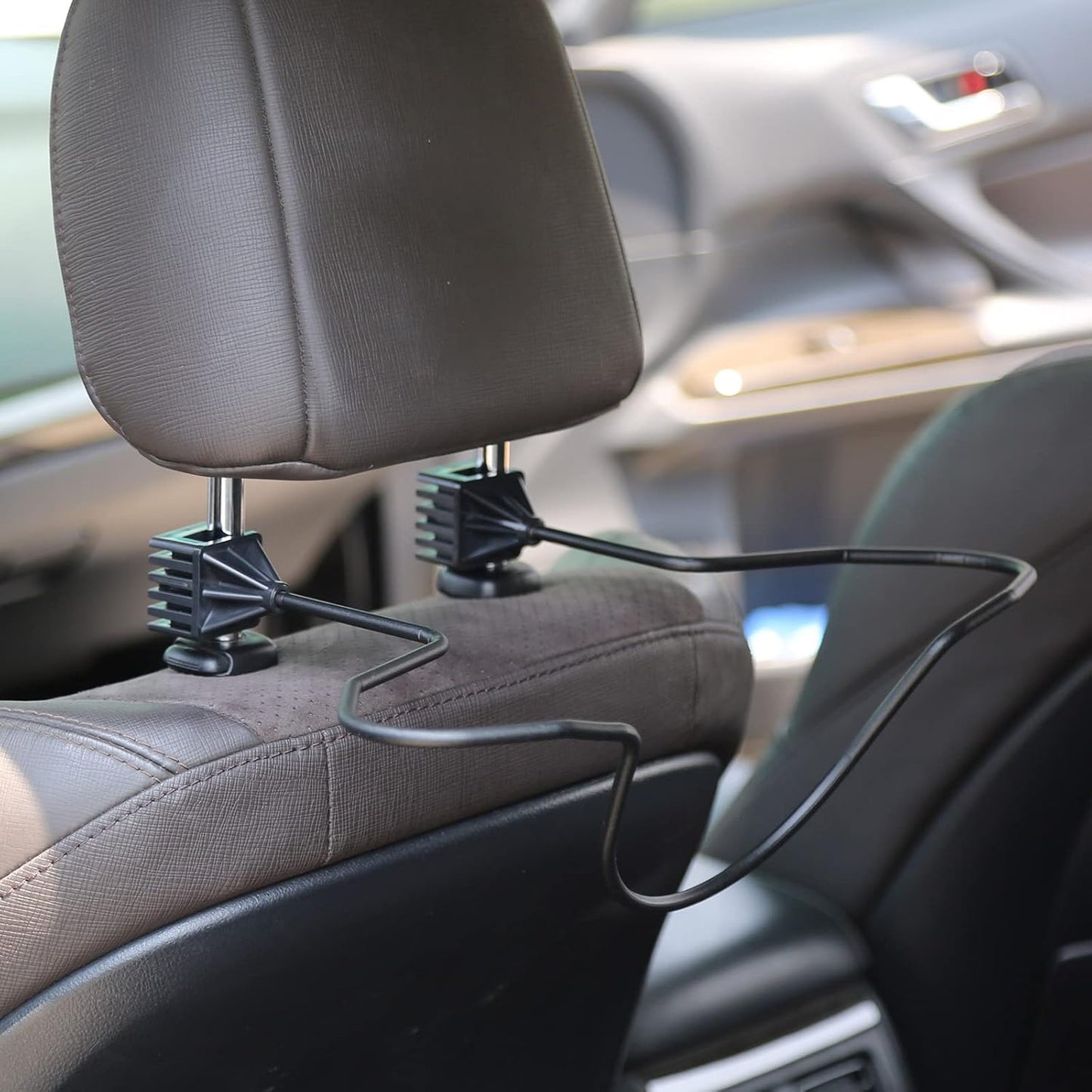 GEEDAR Cowboy Hat Holder Rack for Truck SUV Car (Keep Hat Shape) Car Clothes Hanger Bar Coat Hanger Hard Hat Holder for Truck Seat Car Accessories