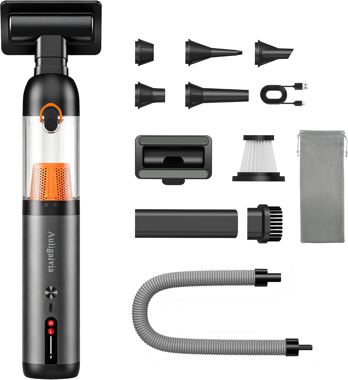 A10 Cordless Handheld Vacuum & Air Duster, 20000Pa 4-in-1
