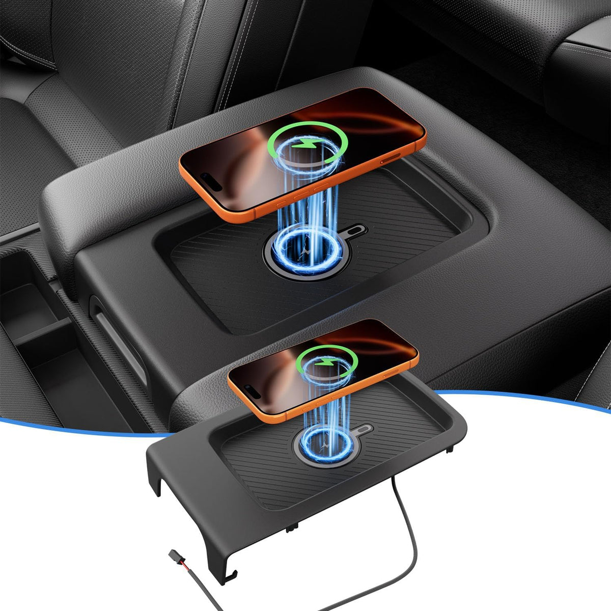 Wireless Charger Compatible with 2015-2018 Chevy Silverado