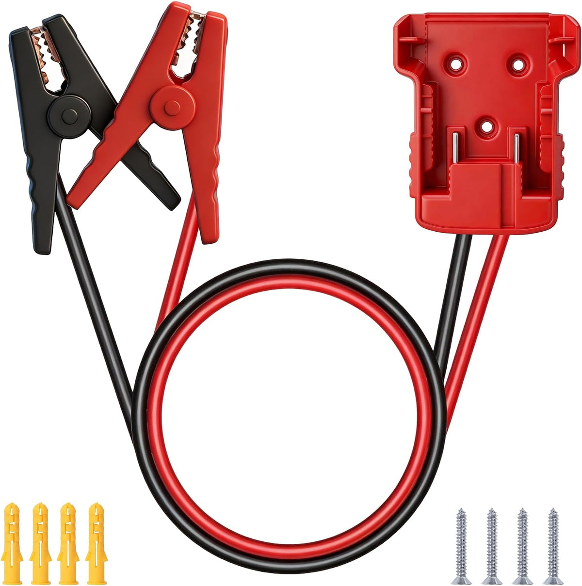 Jumper Cables for Car, 8AWG Pure Copper, 2.2FT Silicone Wire