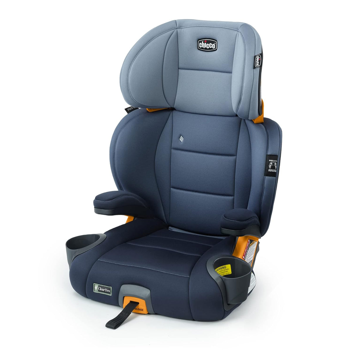 Chicco KidFit ClearTex Plus 2-in-1 Belt-Positioning Booster Car Seat