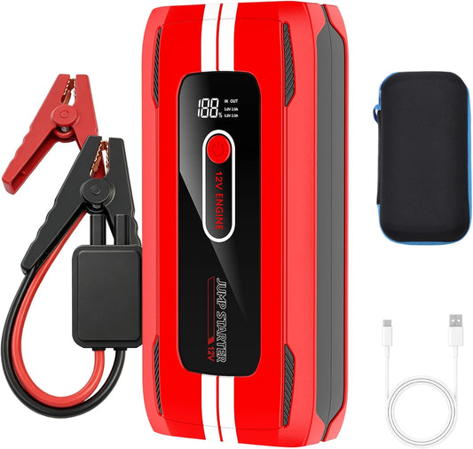 12V Auto Booster with Smart Clamp 10.0L Gas/8.0L Diesel