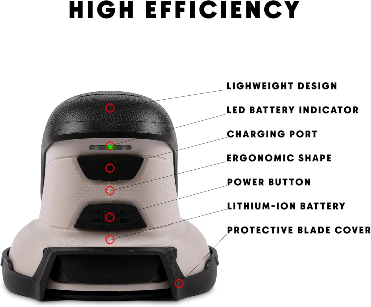 ZONETECH Electric Ice Scraper for Car Windshield, Electric Snow Scraper for Window, Ice Removal Tools Rechargeable with USB Cable, Cleaning Brush (3 in 1 Electric Ice Scraper Upgraded, 1 Pack)