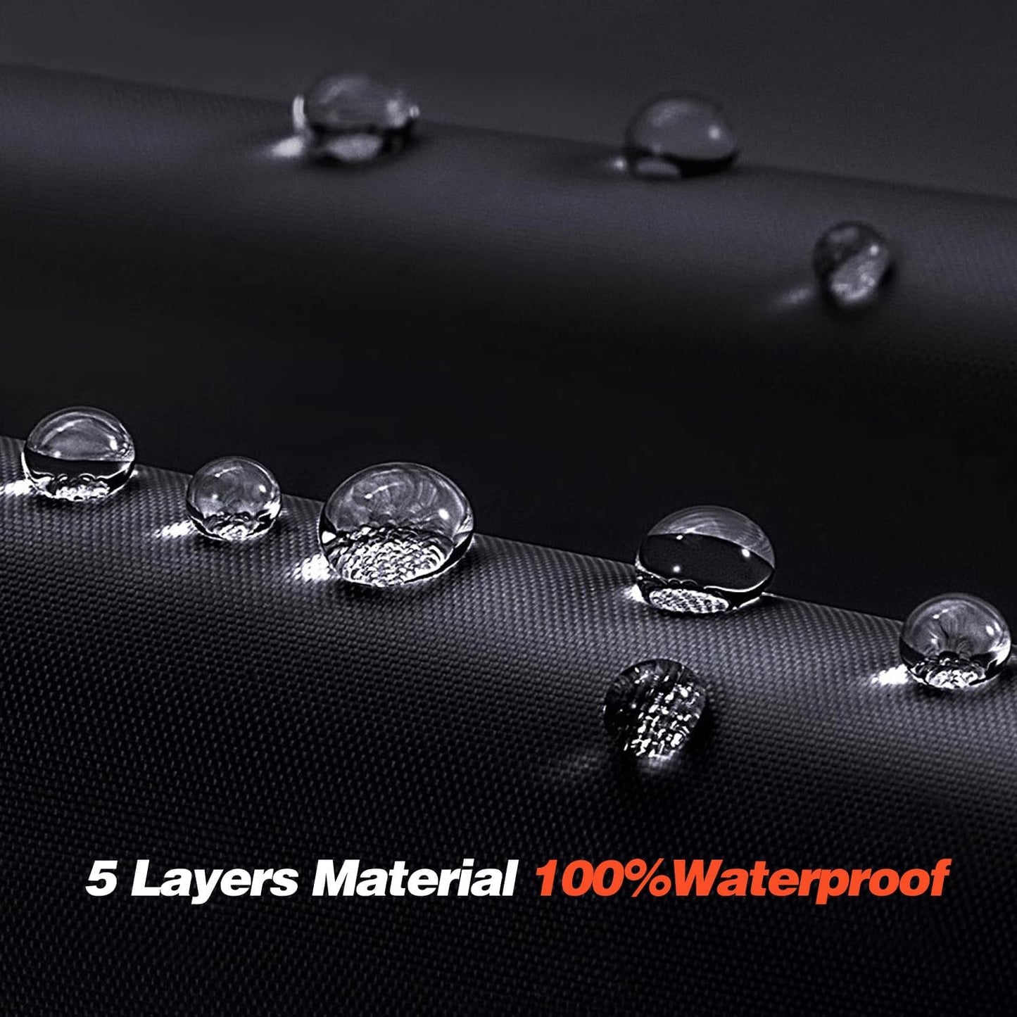 Large SUV Car Cover for Chevrolet Tahoe 100% Waterproof All Weather, Heavy Duty Outdoor Full Exterior Covers Rain Sun Wind UV Protection.