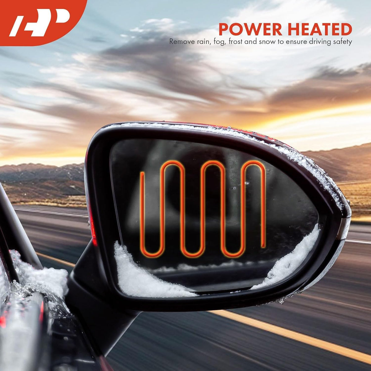 A-Premium Driver Side Power Door Mirror Compatible with Subaru