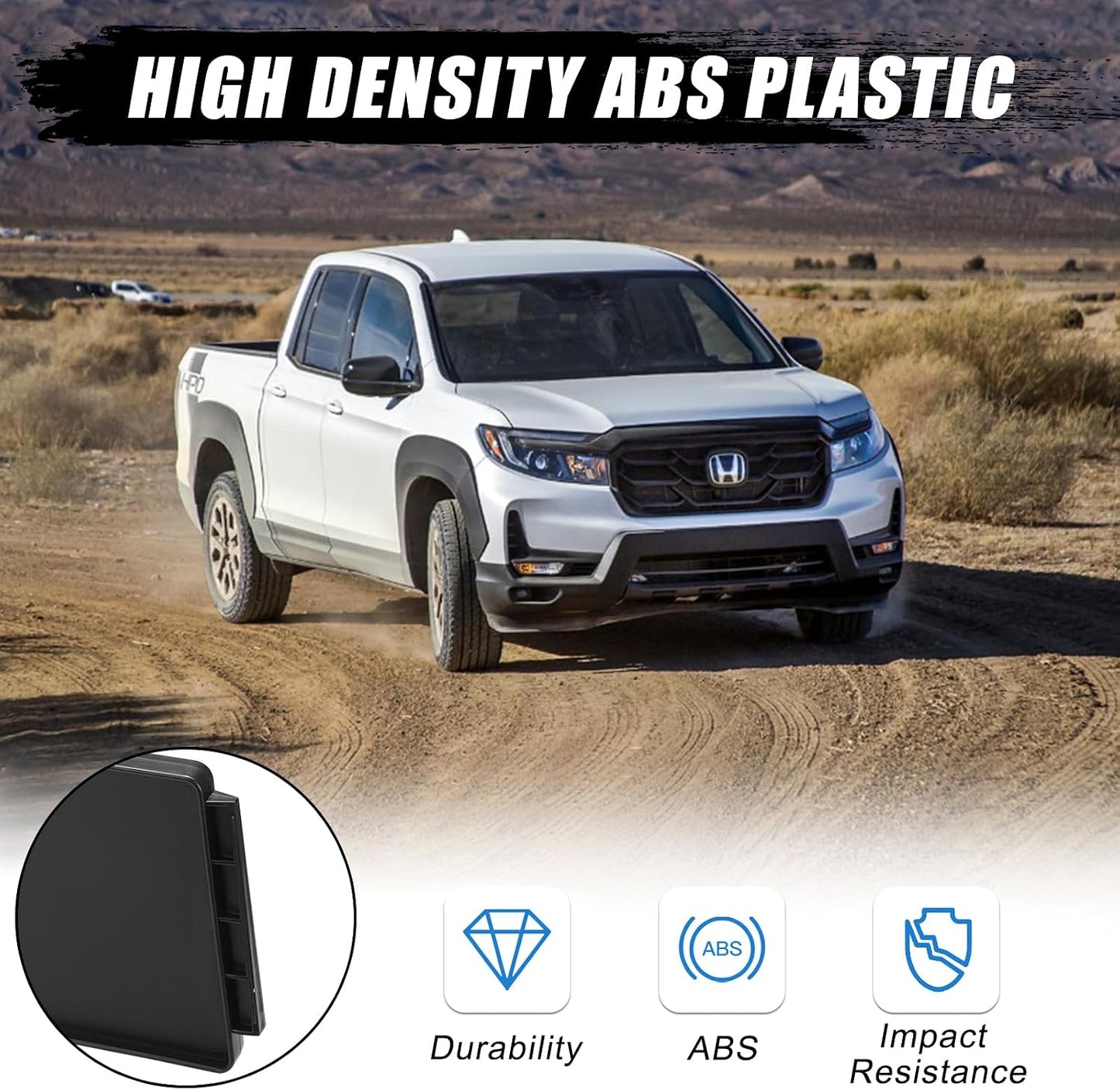 HAKA TOUGH Trunk in-Bed Dividers,Trunk Cargo Dividers Compatible for 2017-2026 Honda Ridgeline Accessories Rear Storage Box partition Replace OEM# 08U35-T6Z-100