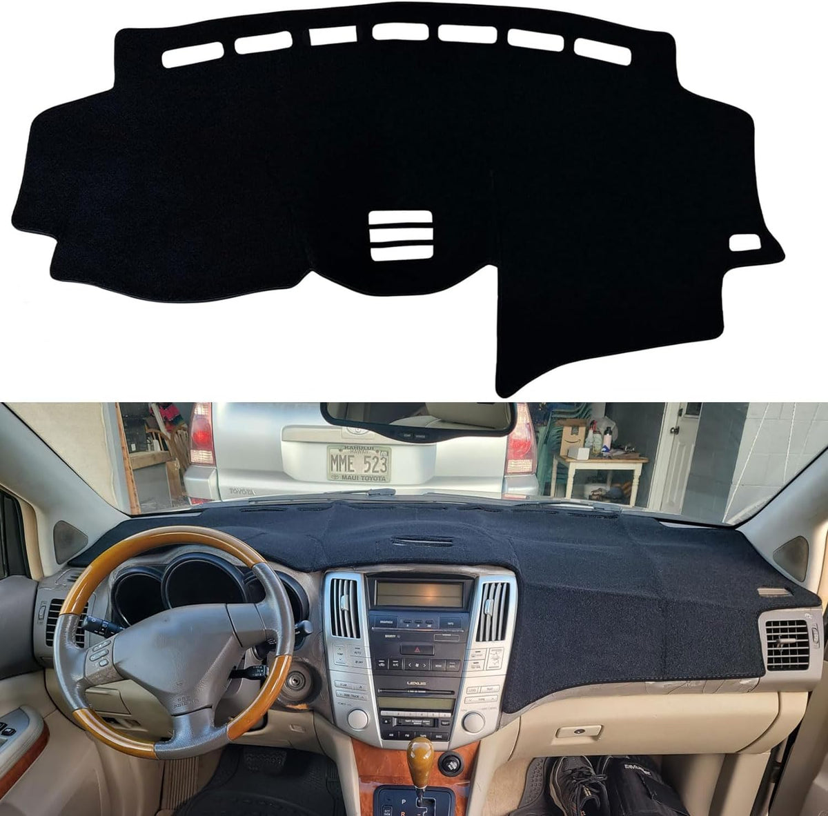 Dashboard Cover Mat for Lexus RX300 RX330 RX350 4rd SUV 2004 2005 2006 2007 2008 2009 Accessories Dash Cover Dash Mat Sunshade Glare UV Rays Protector