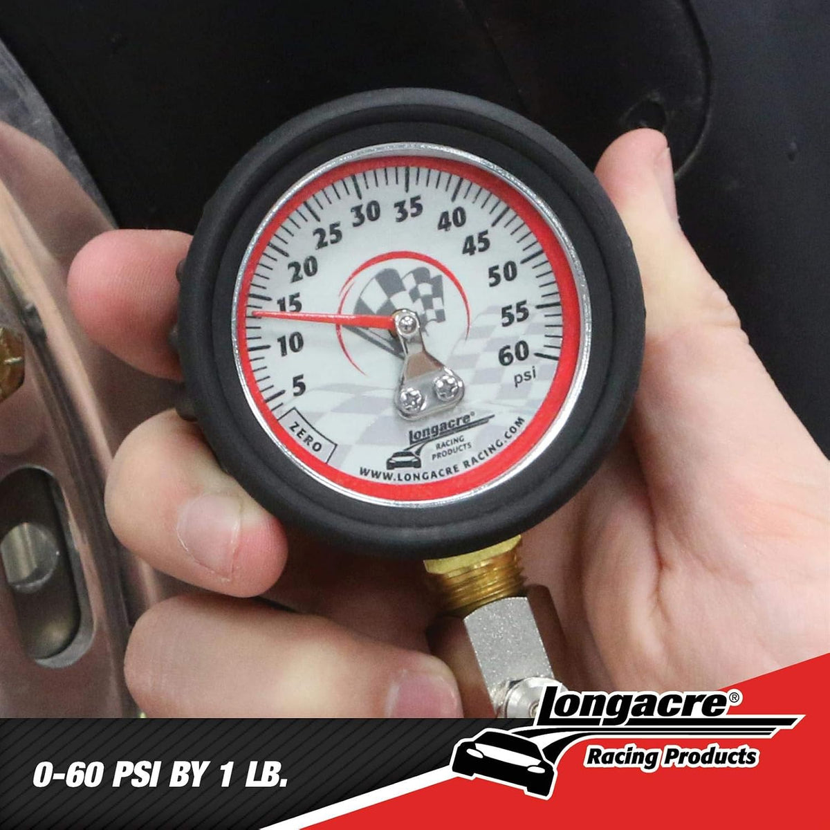 Longacre 52-52004 0-60 PSI Tire Pressure Gauge, 2 Inch