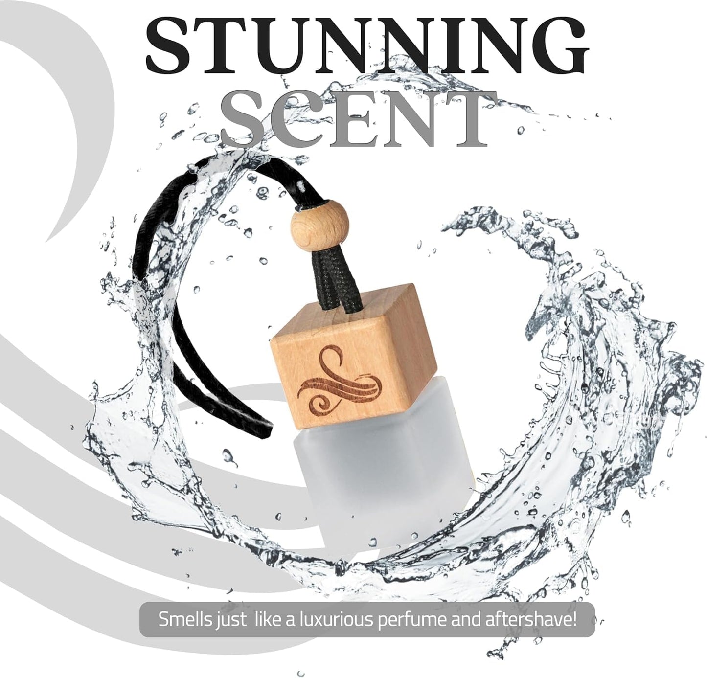 Inviktus Car Air Freshener for Men | Long Lasting Car Cologne | Automotive Scent Perfume | Vent Clip Auto Air Freshener | Odor Eliminator Technology | Car Scents by Perfa