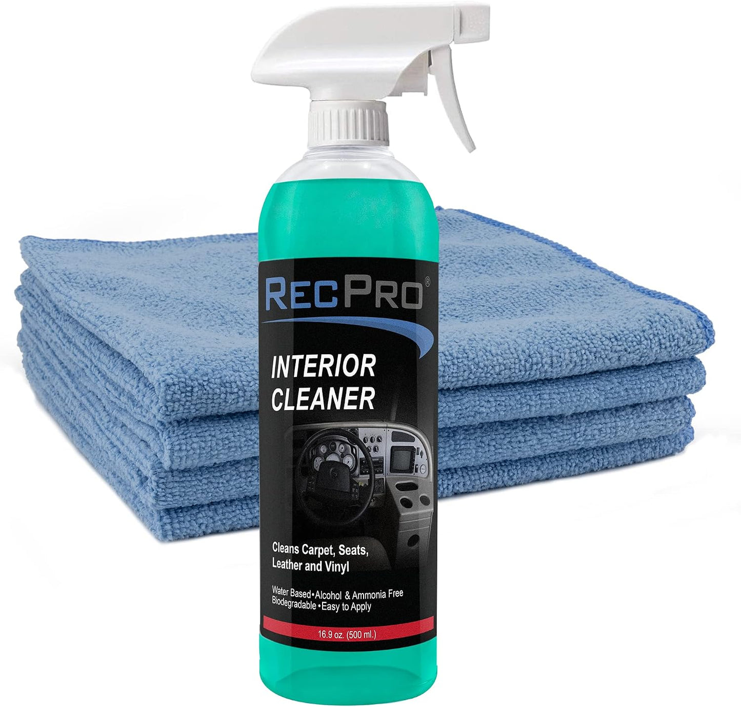 RecPro RV Interior Cleaner | Furniture Cleaner, Seat Cleaner, Fabric Cleaner | Cleans Carpets, Seats, Leather, Upholstery and Vinyl (Interior Cleaner Only)
