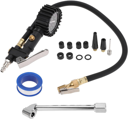 1 Set Universal Tire Pressure Gauge 0-100PSI 2.56 Inch Digital Pressure Gauge Tyre Air PSI Meter for Motorcycle SUV Truck