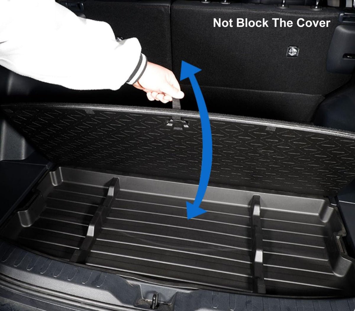 For 2019-2025 Toyota RAV4 Trunk Hidden Storage Box, SUV Insert Cargo Rear Hatch Organizer, Extra Space fits RAV4 LE XLE XSE TRD Hybrid Under Cargo Floor Storage Accessories